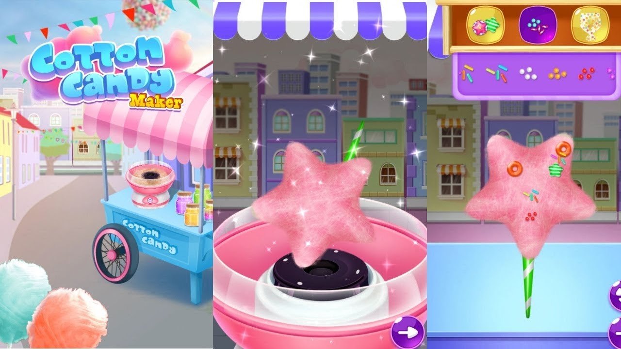 เกมส์ทำขนมทำสายไหม Cotton Candy Maker