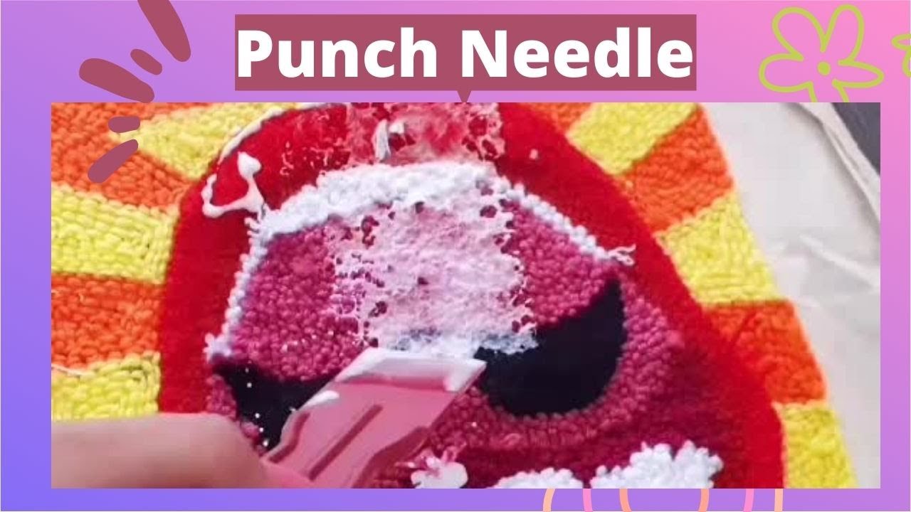 Запечатывание вышивки, выполненной перфорационной иглой