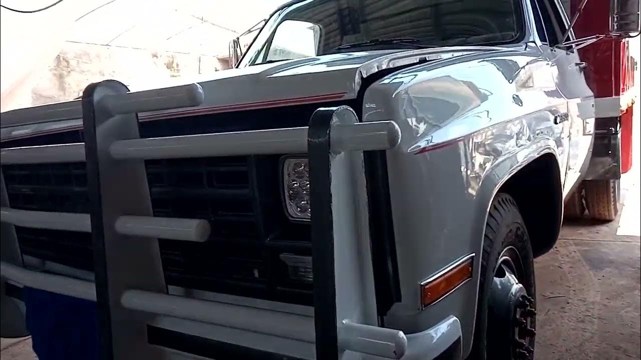 Chevrolet doble rodado recién pintada #GMC #chevrolet - YouTube