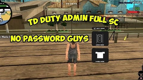 [SHARE] TEXTDRAW DUTY ADMIN FULL SC SUPPORT SEMUA GM