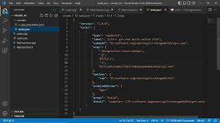 Create a project with multiple source files, compile, run, and debug in the project using VSCode.