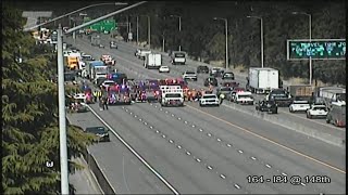 I-84 crash closes all eastbound lines Thursday morning