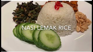 How to make Nasi Lemak rice