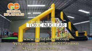 GSP-243 Toxic nuclear freefall jump inflatable interactive game