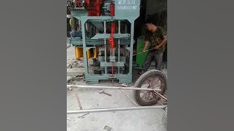 4 -40C cement hollow block brick making machine