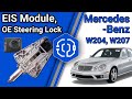 Mercedes W204, W207 Ignition Switch + Steering Lock | ESL Emulator Installation Service. TUTORIAL