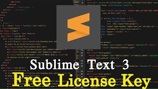 How To Download and Register Sublime Text 3 2020 Latest Full Version with Free License Key 100% Work