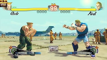 ULTRA STREET FIGHTER IV Guile(CPU) vs. Abel(CPU)