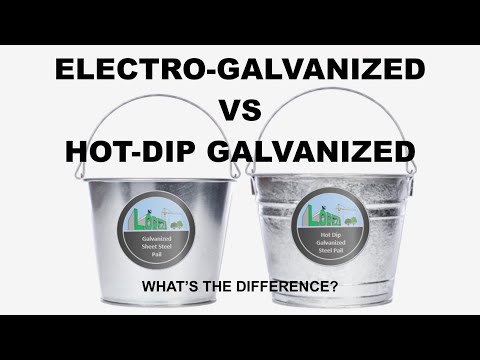 इलेक्ट्रो-जस्ती बनाम हॉट-डिप जस्ती (एचडीजी) - क्या अंतर है?