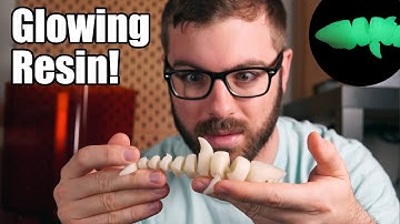 Crazy BRIGHT Glow In The Dark 3d Printing Resin