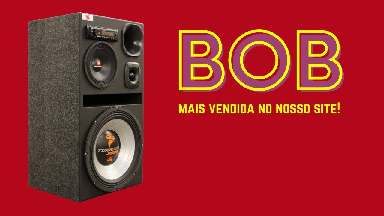 Caixa Bob 15 Residencial JBL Tornado 15SWT3000 Com 4 Vias + Rádio