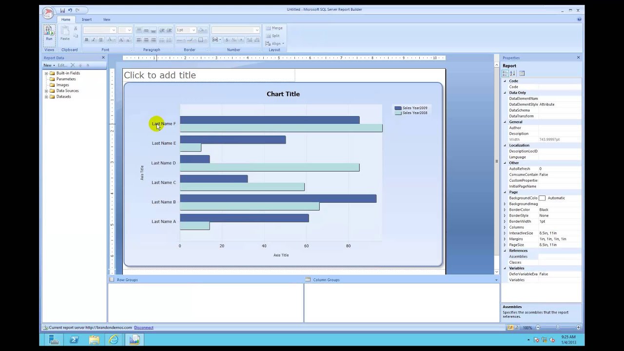 Ssrs Gantt Chart