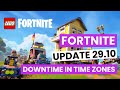 Fortnite Update 29 10 Downtime End Time In Time Zones Season 2 Scheduled Maintenance March 26