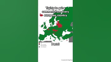 Trying to get a comment from every european country #map #europe #mapping