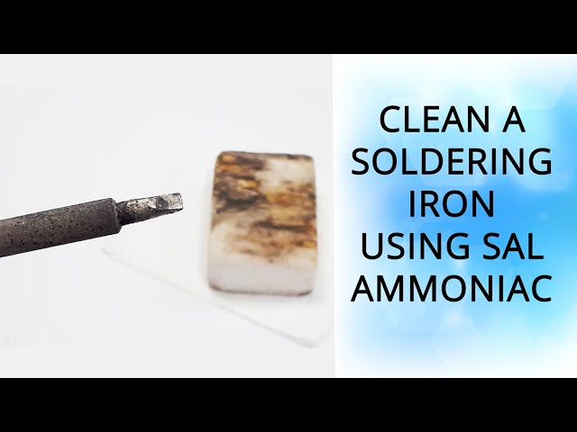 How to Clean Stained Glass Soldering Iron Tips - Maintenance