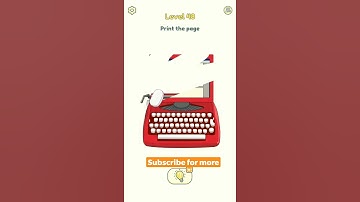 DOP 2 Answer | Gameplay Walkthrough | Level 48 Print the page  #shorts