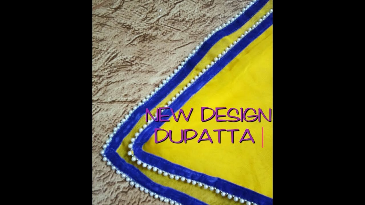 Stone work //How make to design dupatta at home with less //Used kundan work on sari how to get rid of fruit flies