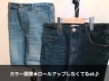 【GOLDJAPAN 大きいサイズ専門店】デニムショートパンツ　W73-W92
