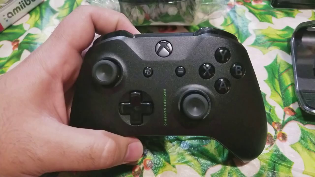 Xbox One X Project Scorpio Controller Quick Review - YouTube