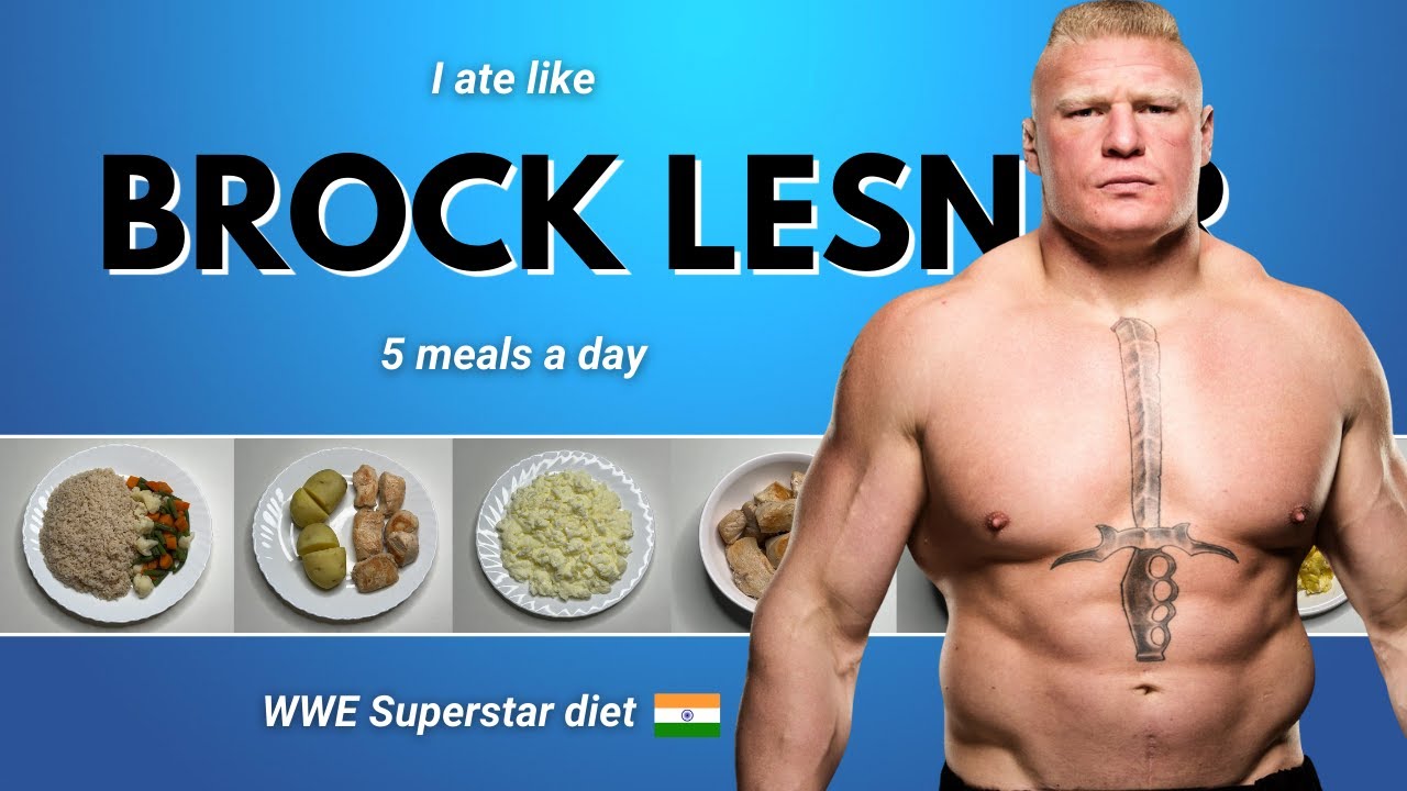 I Tried BROCK LESNAR Diet Plan For A Day YouTube