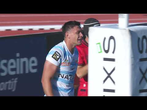 TOP 14 - Essai de Joseph MANU 2 (R92) - Racing 92 - LOU Rugby