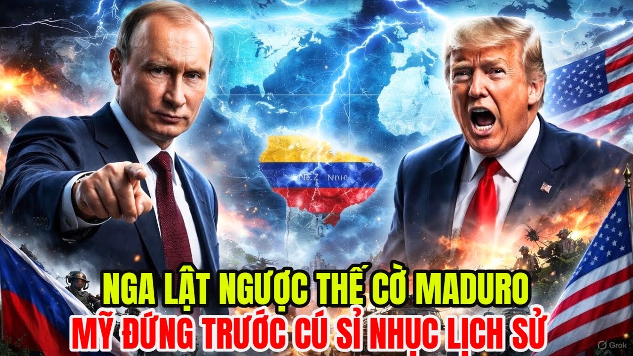 Nga Lật Ngược Thế Cờ Maduro – Mỹ Đứng Trước Cú Sỉ Nhục Lịch Sử