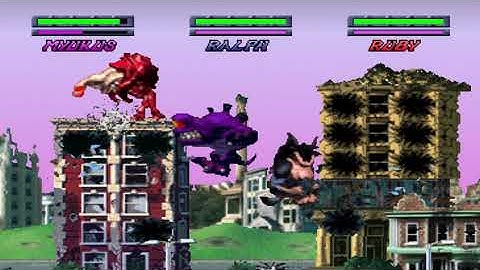 Rampage Through Time - HD PS1 Gameplay - DuckStation