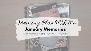 Memory Plan with Me | January 2020 | Erin Condren Life Planner | HP Sproket