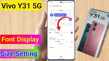 Vivo Y31 5g font style change | Vivo Y31 pro 5g me font kaise change kare | Vivo me font setting