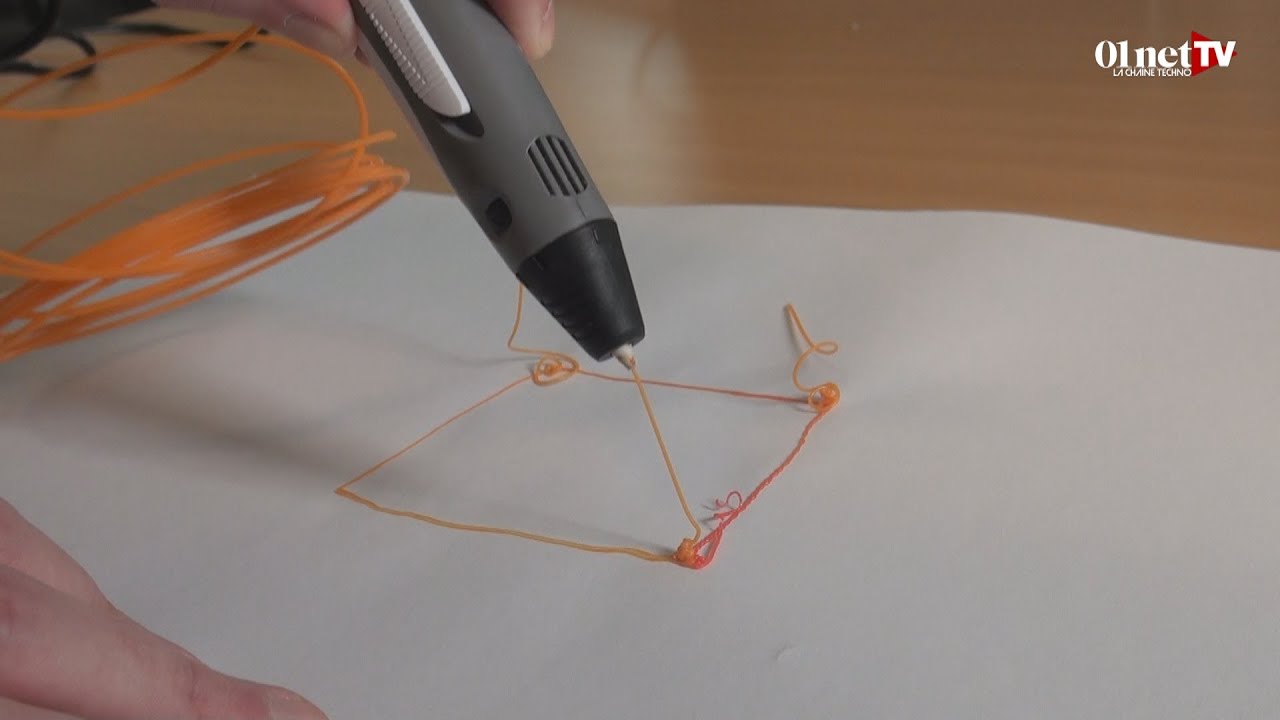 Test du FX1 un stylo original pour dessiner  en 3D  YouTube