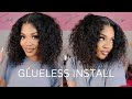 GLUELESS CURLY BOB 😍🌴💦 (PERFECT FOR THE SUMMER) + Ready-To-Wear Wig Install ft. BGM Girl Hair