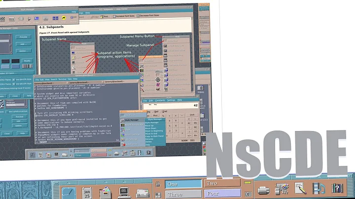 NsCDE: A Modern Common Desktop Environment in 2022!