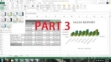 Excel Tutorial for Beginners #3 -How to Use - Formulas Data Entry Charts Formatting Navigation