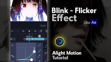 Twitch Blink-Flicker Effect on Alight Motion (Tutorial Like Ae) | Alight Motion Tutorial