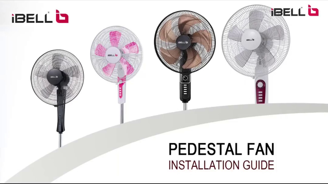 How to Assemble Pedestal Standing Fans iBELL YouTube