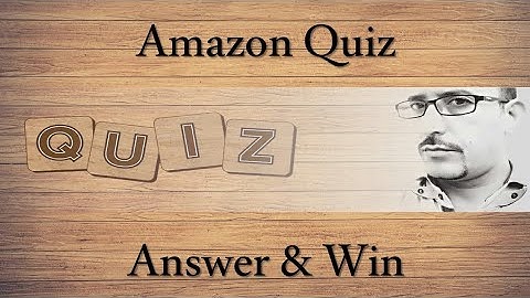 #59 Quiz: Amazon Prime Quiz Week | Answer & Win Rs. 100,000 as Amazon Pay Balance | AV EduTech