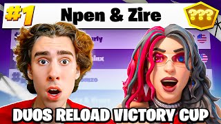 OUR BEST TOURNAMENT TOGETHER SO FAR | Fortnite Duos Reload Victory Cup
