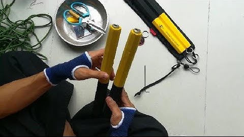 📑[Hướng dẫn thay dây] CÔN XỐP 8 CẠNH. How to change the rope of nunchaku. Nunchaku #KANSHOP