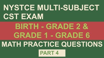 Practice Test 1 | NYSTCE: Multi-Subject CST: Part 4 (Math)