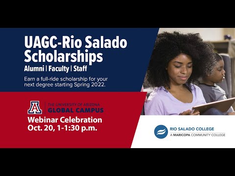 UACG - Rio Salado College Scholarship Webinar 10202021