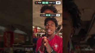 #ishowspeed on #Twitch | irl stream Portugal 🇵🇹 Vs #DR #Congo 🇨🇩 #Ronaldo First #WorldCup Gam...