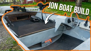 CHEAP AND EASY Jon-Boat DIY Casting Deck Build (1989 Sea Nymph)