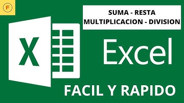 Operaciones BASICAS en EXCEL 2021- Tutorial FACIL, Sumar, Restar, Dividir Multiplicar