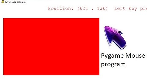 Design your own mouse using PYGAME | Working with mouse | Python Gaming Tutorials