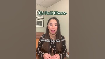 What is a no-fault divorce?