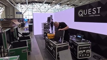 Quest AV CMEE 2025 Booth Render and Timelapse