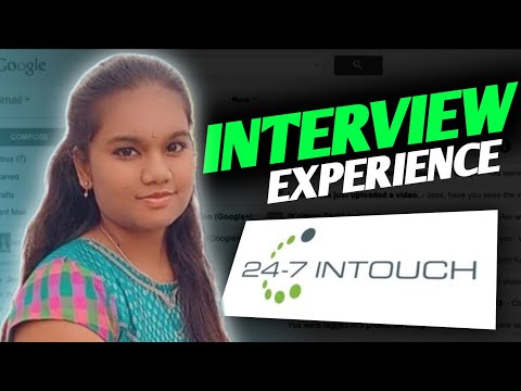 ??24-7 INTOUCH | INTERVIEW EXPERIENCE | CUSTOMER SERVICE OFFICER role #24-7Intouch @akshayhangaragi