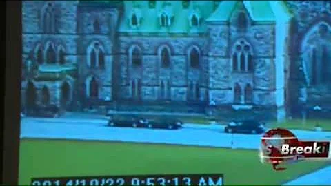 Canadian authorities release video of Parliament attack.