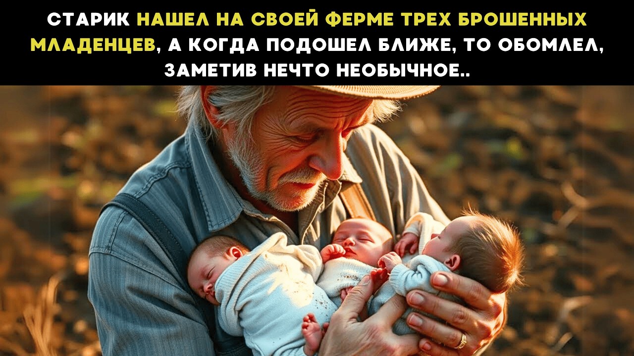 Outline Video Старик НАШЁЛ на своей ферме ТРЁХ брошенных МЛАДЕНЦЕВ, а подойдя ближе, ОБОМЛЕЛ, заметив необычное...
