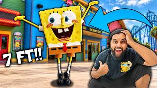 I Bought a GIANT SpongeBob Statue From a Six Flags Amusement Park!!